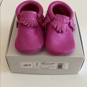 Freshly Picked Pink Baby Moccasins